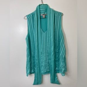 Lightly Used Forever 21 Love Aqua Tunic Shirt Women’s Size Medium